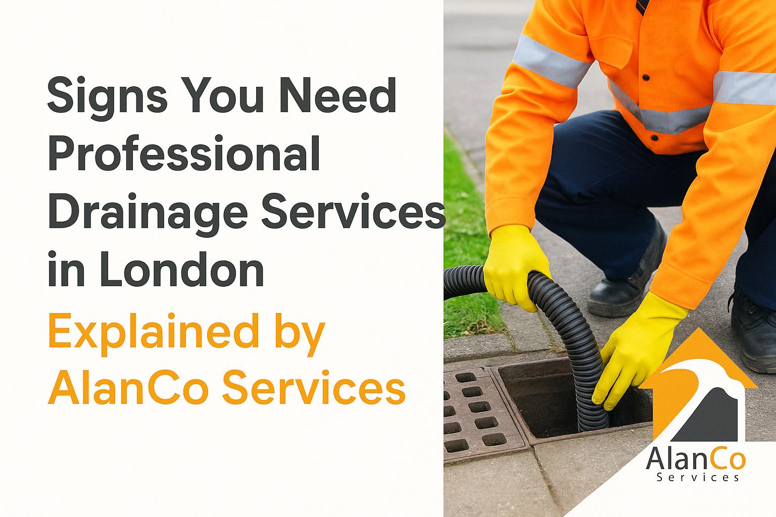 Professional Drainage Services in London