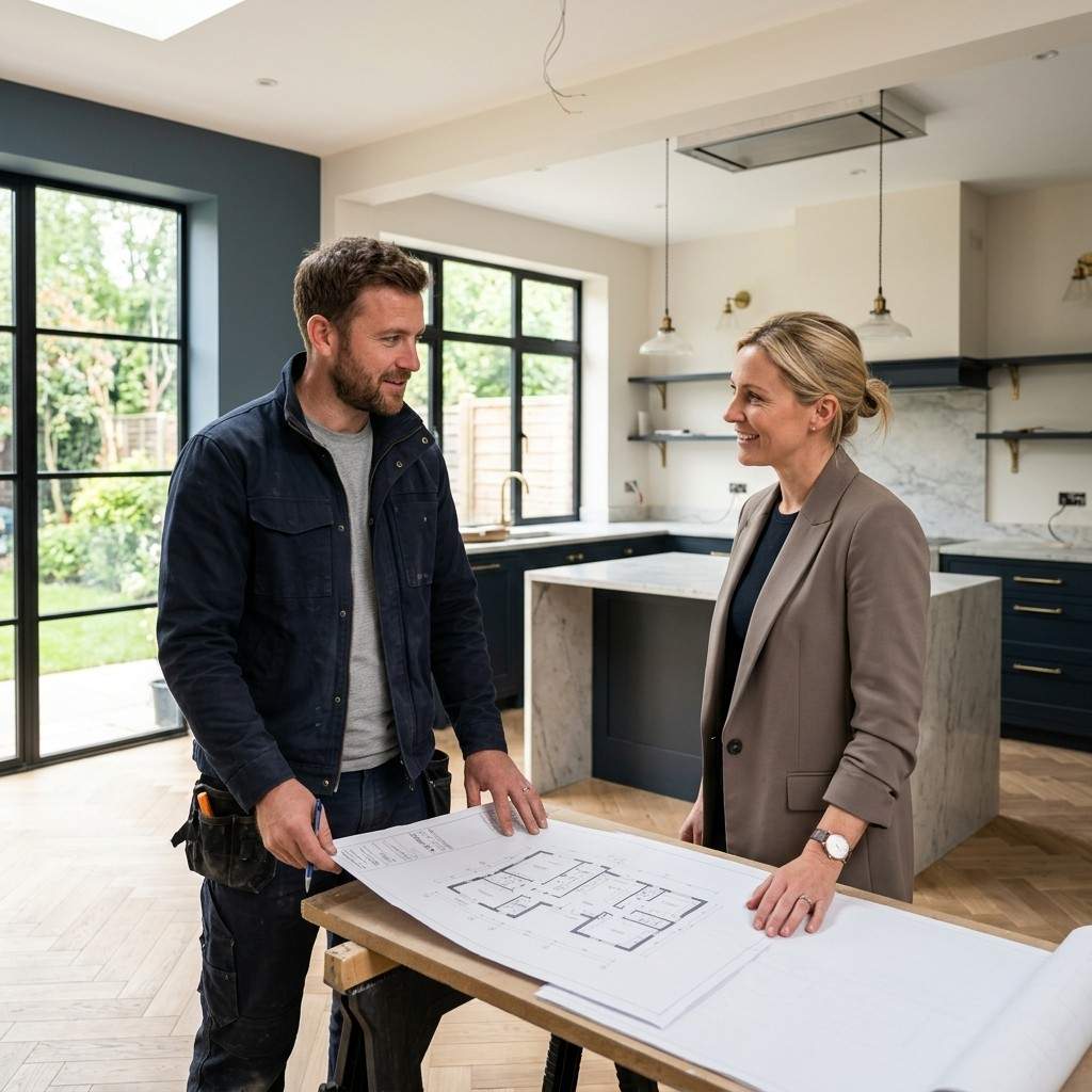A Man planing to modify property